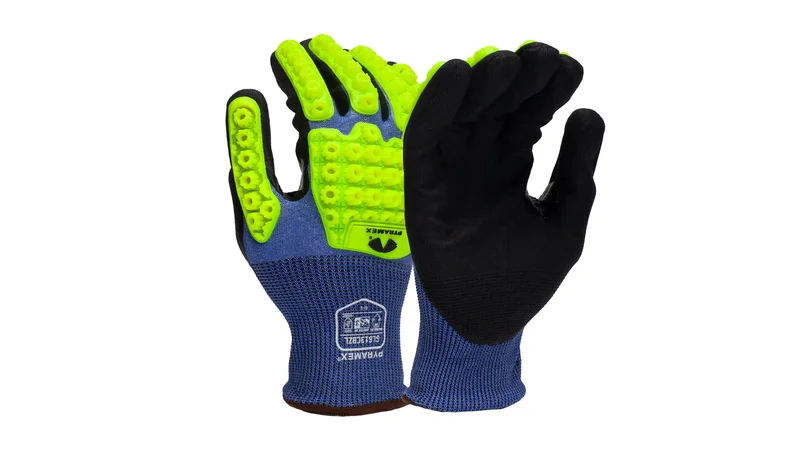 Pyramex GL613CBZL Nitrile 18ga A4 touchscreen impact 3 L-PYRAMEX