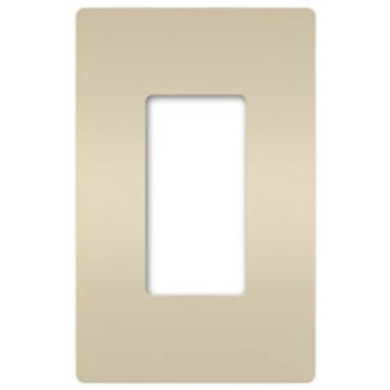 Radiant 1-Gang Plastic Wall Plate, Light Almond