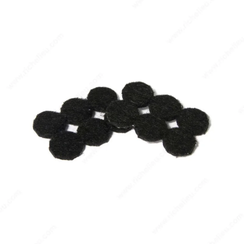 Richelieu ECO FELTAC Black Round Felt Pads