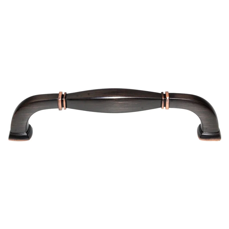 Richelieu Heritage 6" Ctr Cabinet Arch Pull Brushed Oil-Rubbed Bronze 502106BORB