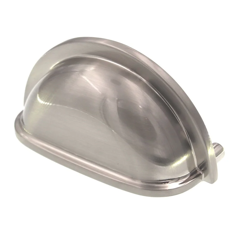 Richelieu Kirkland 3" Ctr Drawer Cup Pull Brushed Nickel BP50388195