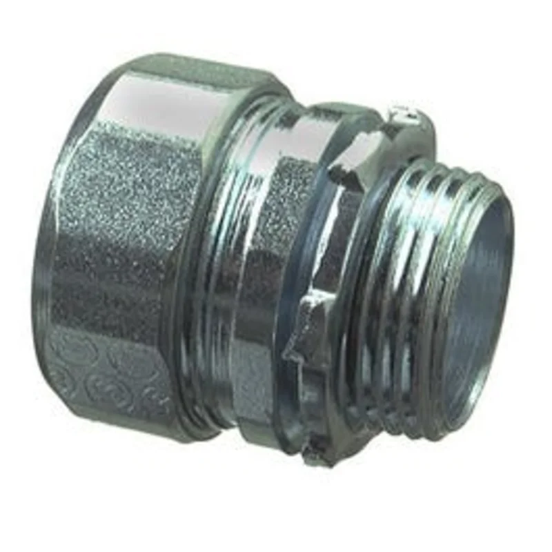 Rigid Compression Connector, Indoor, 1-In., 2-Pk.
