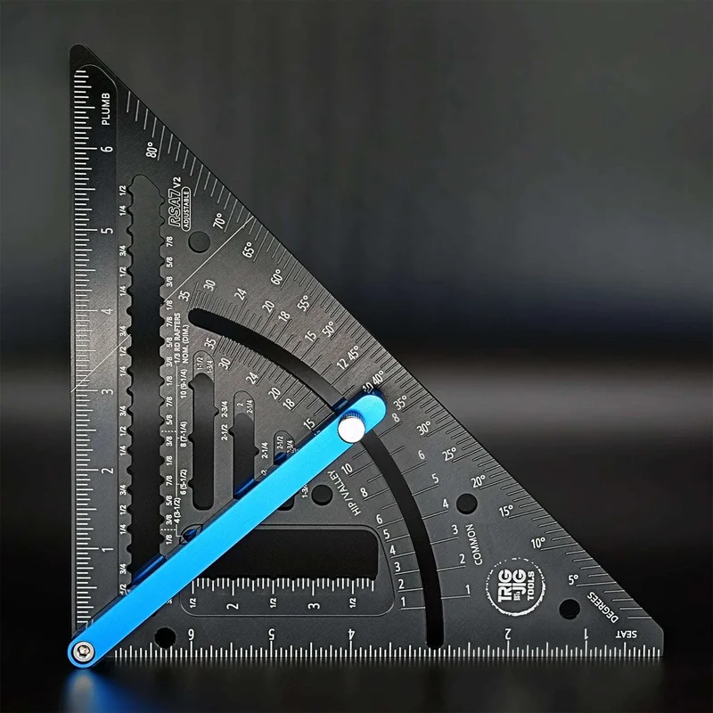 RSA7 Adjustable Rafter Square V2 Black & Red