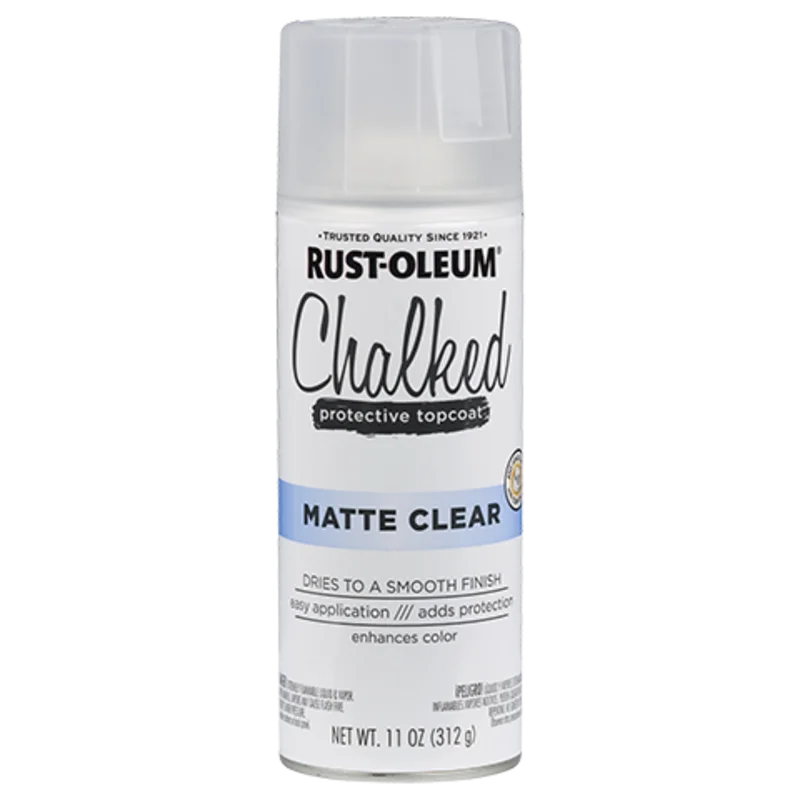 Rust-Oleum Chalked Ultra Matte Paint Matte Clear (12 Oz, Matte Clear)