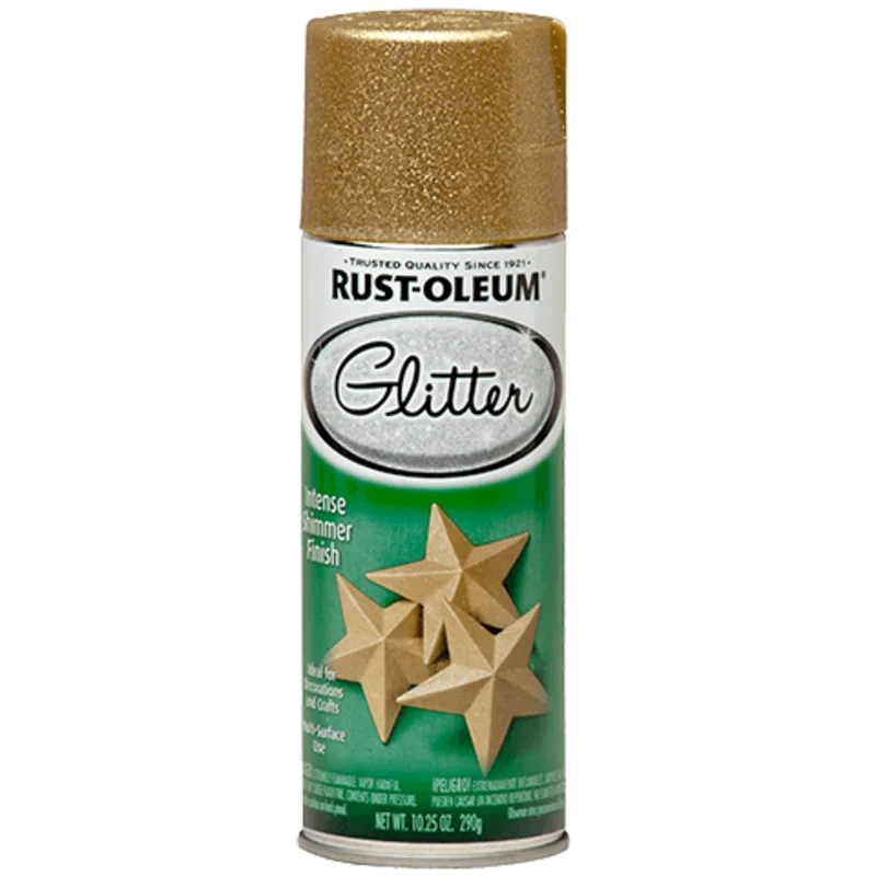 Rust-Oleum Glitter Spray Paint Gold