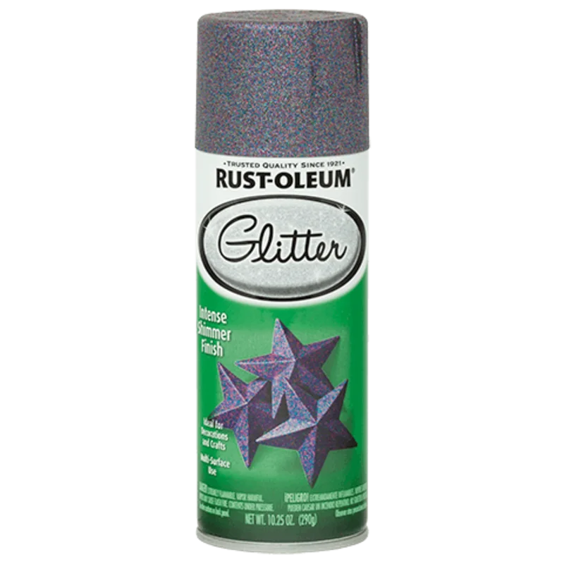 Rust-Oleum Glitter Spray Paint Multicolor Purple