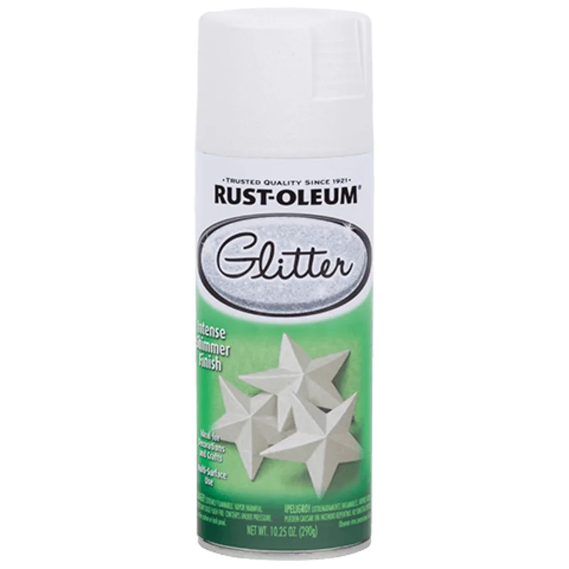 Rust-Oleum Glitter Spray Paint Pearl White