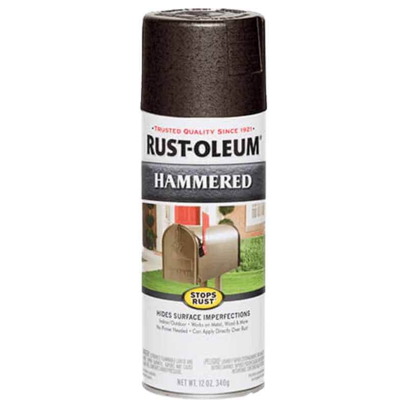 Rust-Oleum Hammered Spray Paint  Dark Bronze (12 Oz, Dark Bronze)