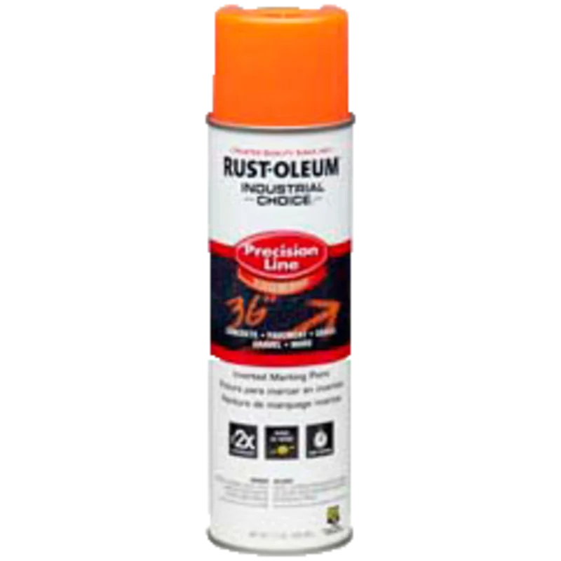 Rust-Oleum Industrial Choice M1600 System SB Precision Line Marking Paint Fluorescent Orange