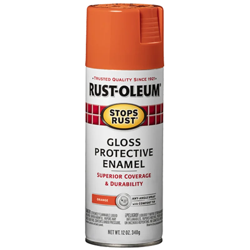 Rust-Oleum Stops Rust Protective Enamel Spray Paint Gloss Charcoal Gray