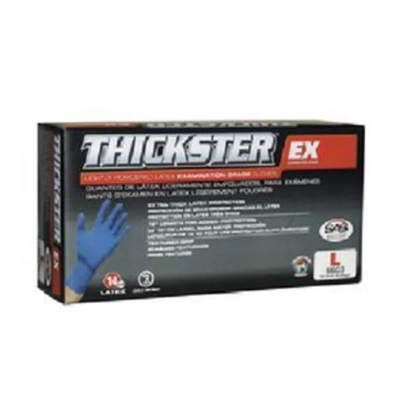 SAS Safety 6604 Lightly Powdered Thickster Latex Gloves - X-Large (50 Box)