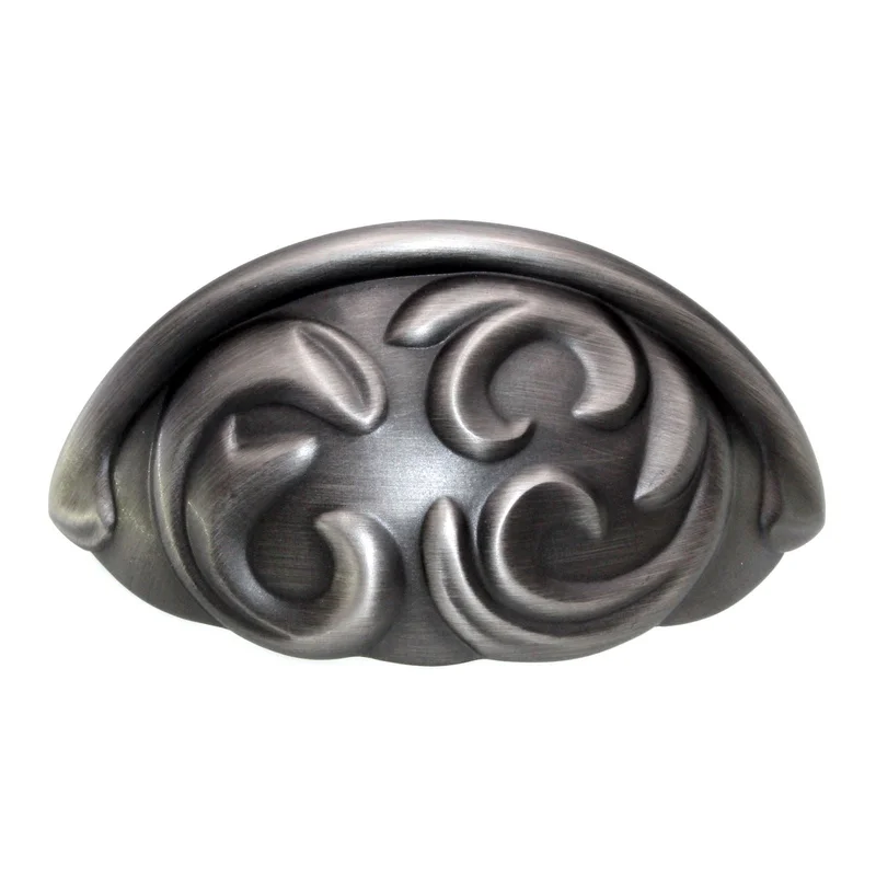Schaub And Company Arcadia Drawer Cup Pull 3" Ctr Antique Nickel 834-AN