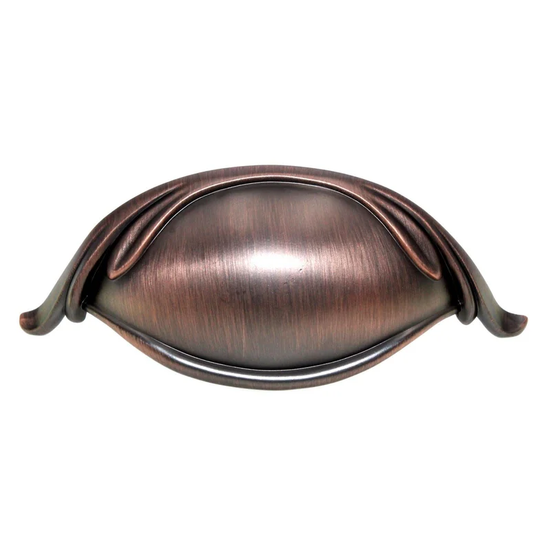 Schaub And Company French Farm Drawer Cup Pull 3" Ctr Empire Bronze 265-EBZ
