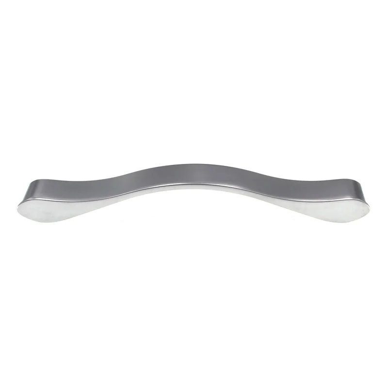 Schaub And Company Wave Cabinet Pull 6 1/4" (160mm) Ctr Matte Chrome 244-160-M26
