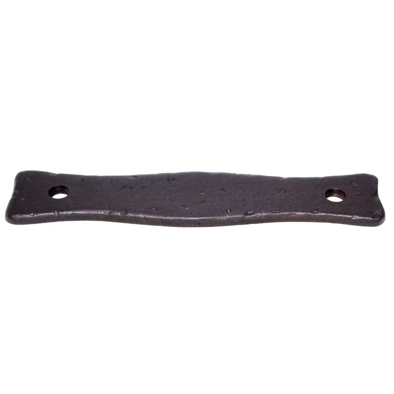 Schaub Kelmscott Manor 3 3/4" (96mm) Ctr Rustic Pull Backplate Dark Bronze 824-DKBZ