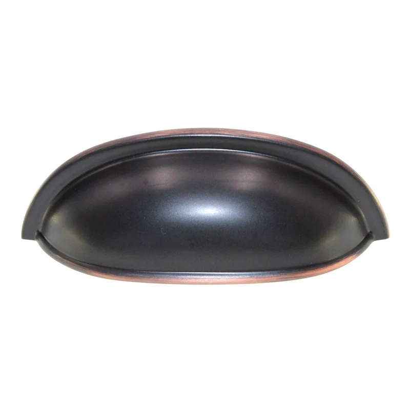 Schaub Traditional Drawer Cup Pull 3" Ctr Michelangelo Bronze 730-MIBZ