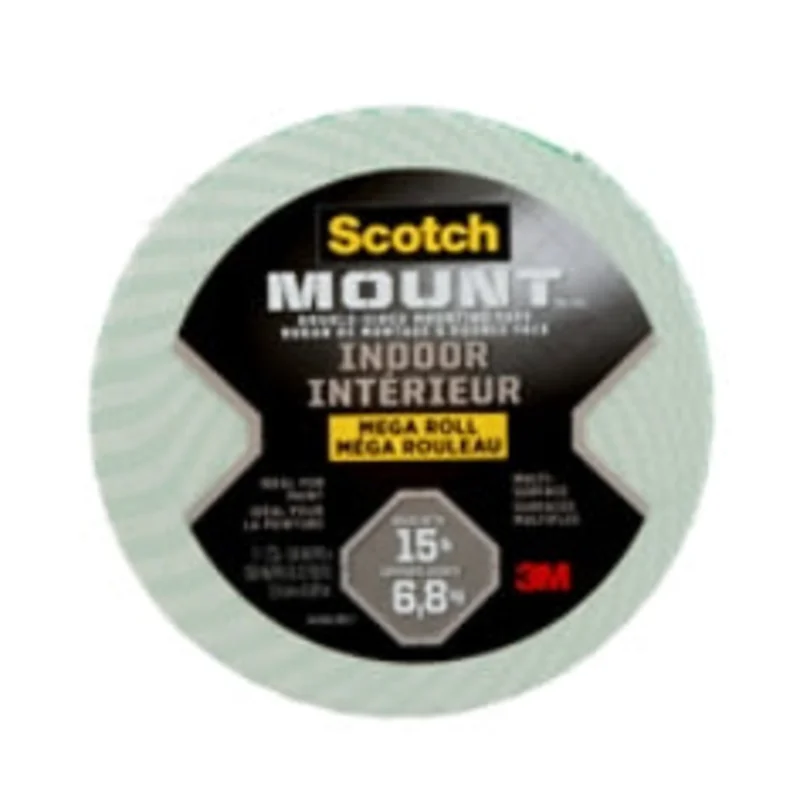 Scotch-Mount Indoor Double-Sided Mounting Tape Mega Roll 110H-LONGDC-EF, 0.75 in x 350 in (1.9 cm x 8.89 m), 1 Roll/Pack
