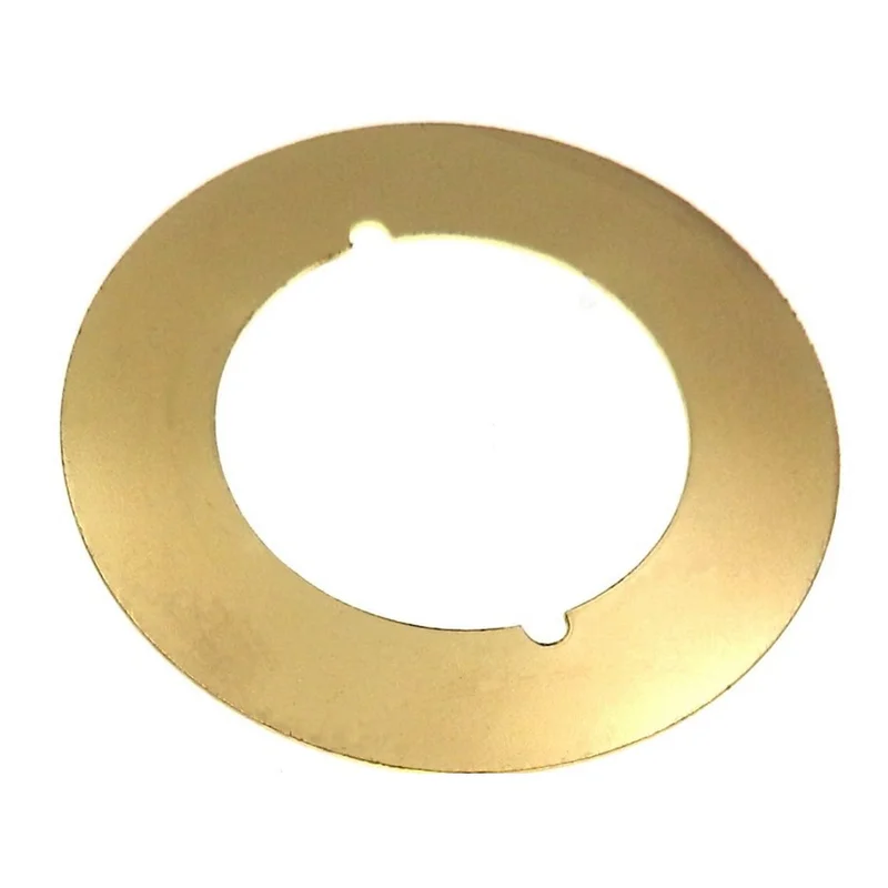 Set of Warwick Large Door Trim Plate Bore Adaptors, Polished Brass SH1029PB