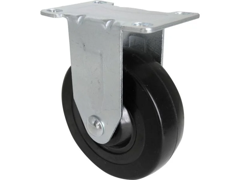 Shepherd Rigid Plate Caster Rubber Wheel