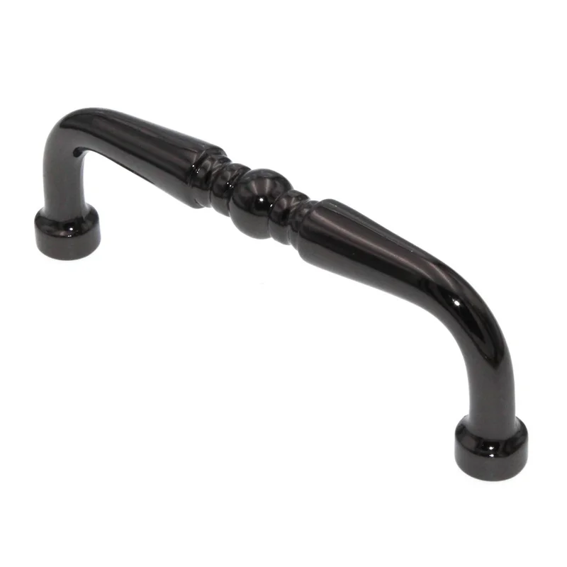 Showcase  Nickel Black Cabinet 3"cc Wire Pull P2053-NB