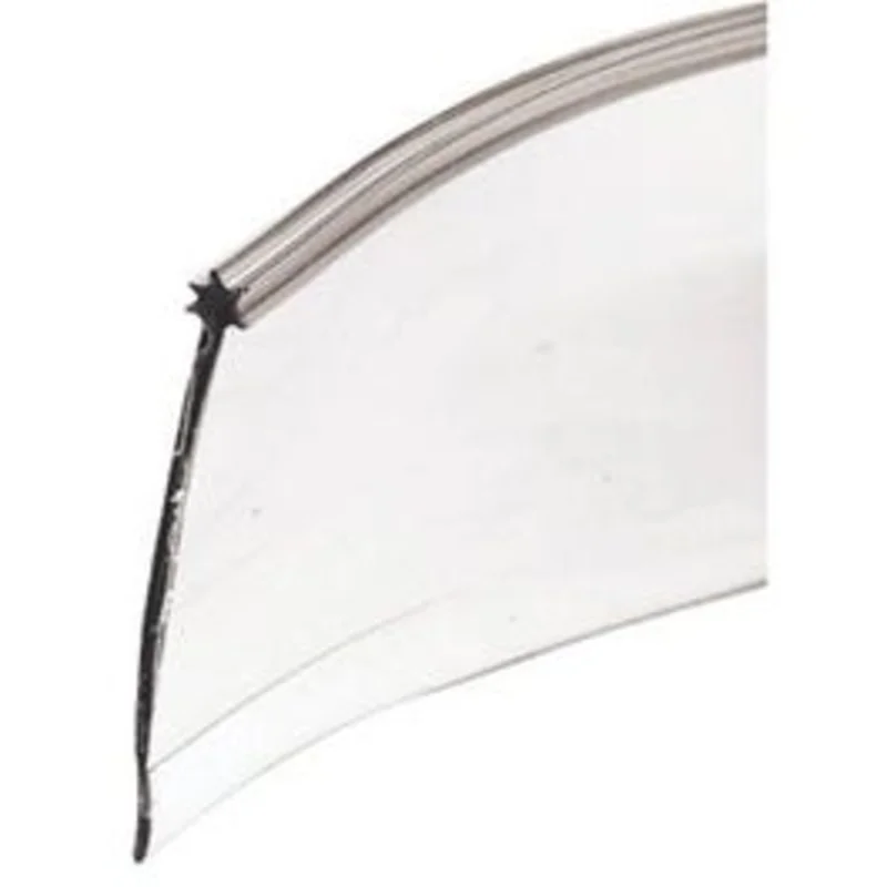 Shower Door Bottom Seal, Clear, 1-5/16-In.