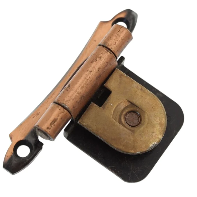 Single Demountable Cabinet Hinge Variable Overlay Antique Copper CM7760-AC