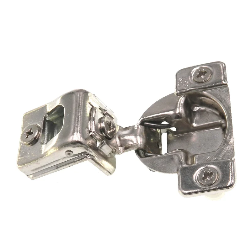 Single Grass Tec 864 Nickel 108 deg. 1 1/4" Overlay Concealed Cup Hinge