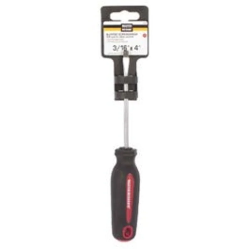 Slotted Screwdriver, 3/16 x 4-In.
