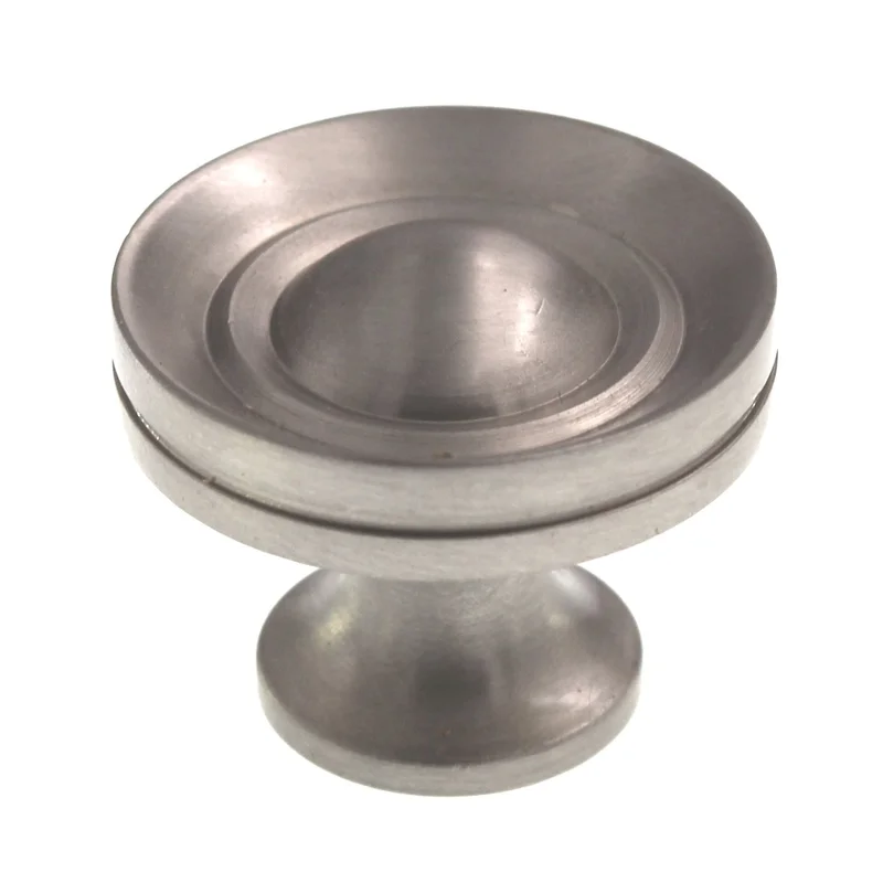 Solid Brass 1 1/4" Classic Brass Hutter Cabinet Knob 1055