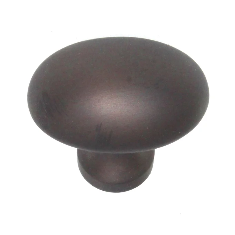 Solid Brass 1 7/32" Classic Brass Hutter Cabinet Knob 1196