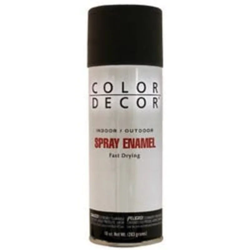 Spray Paint, Interior/Exterior, Wrought Iron Flat Black, 10-oz. Aerosol