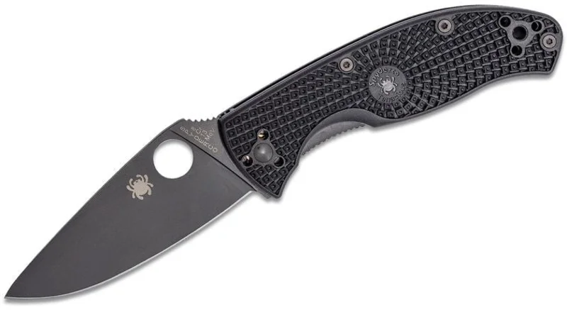 Spyderco Tenacious Lightweight Black Blade - PlainEdge (C122PBBK)
