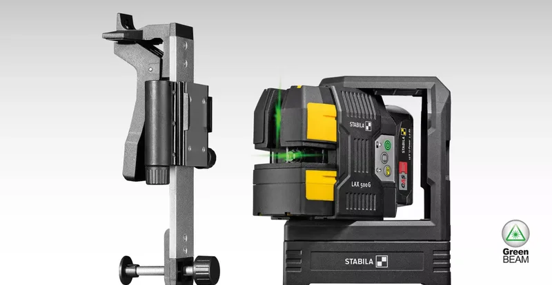 Stabila 03510 LAX 600 G 3 PLANE 360 GREEN BEAM LASER 7PC KIT