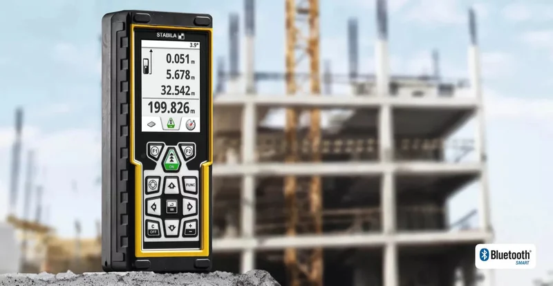 STABILA 06520 LD520 FULL FEATURE LASER DISTANCE MEASURER W/BLUETOOTH (660FT)