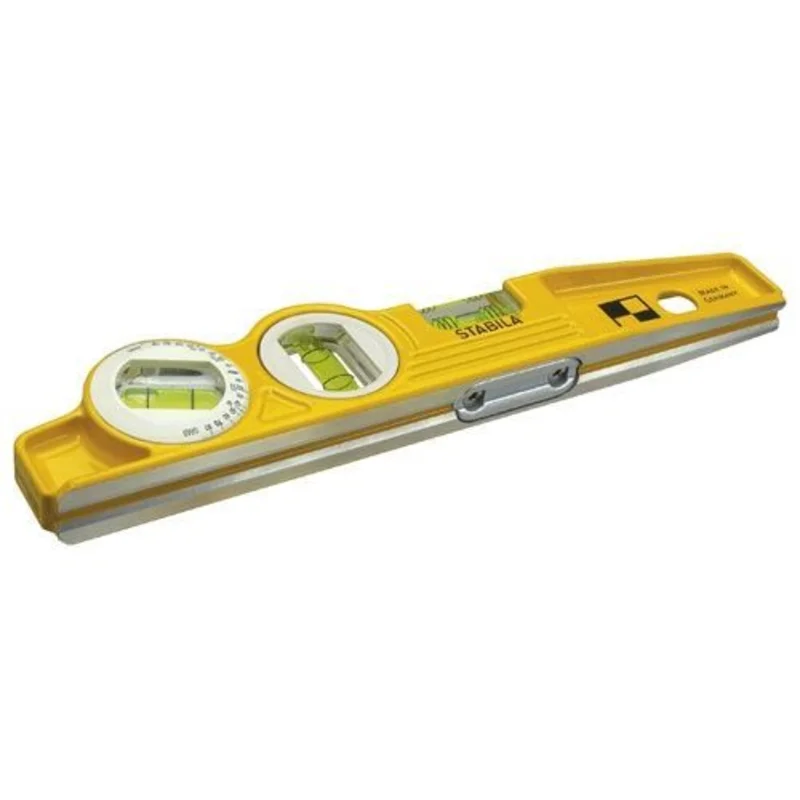 Stabila 25360 10" Type 81 SV REM Die Cast Torpedo Level 360 Degree Vial with V-Groove