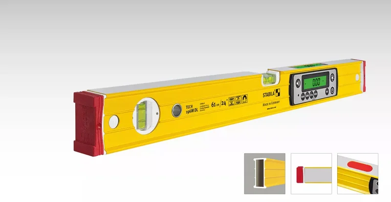 Stabila 48" IP 67 MAGNETIC TECH LEVEL? W/CASE 39540