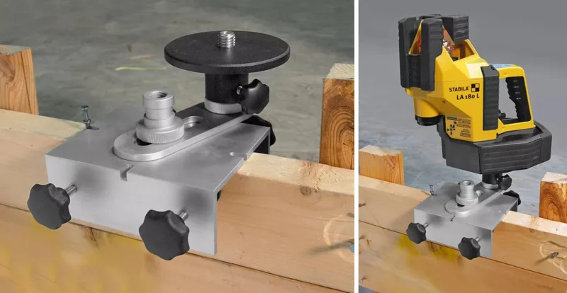 Stabila Laser Mount for Batter Boards and Form 07410