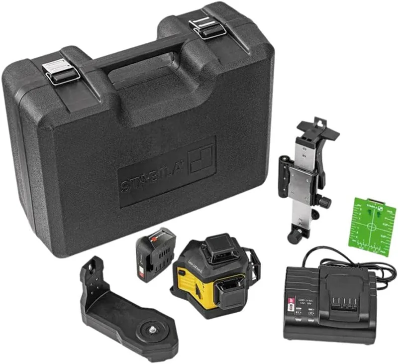 Stabila Lax 600G 3 Plane/360 Green Beam Laser Kit 7Pc 03420