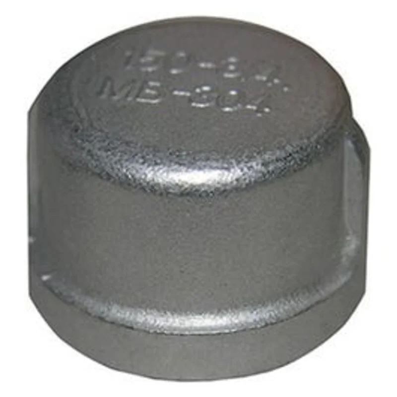 Stainless Steel Pipe Cap, 3/4-In.