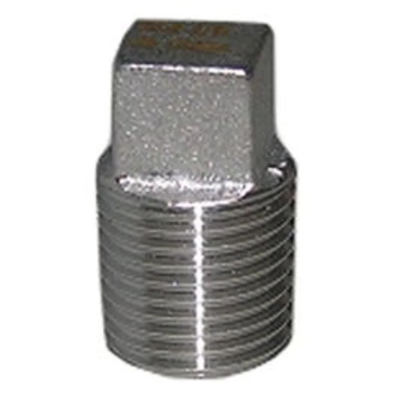 Stainless Steel Pipe Plug, 1/8-In.