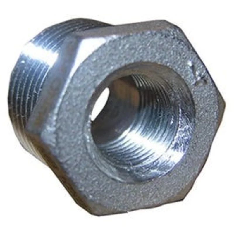 Stainless Steel Reducing Hex Bushing, 1/2 x 3/8-In.