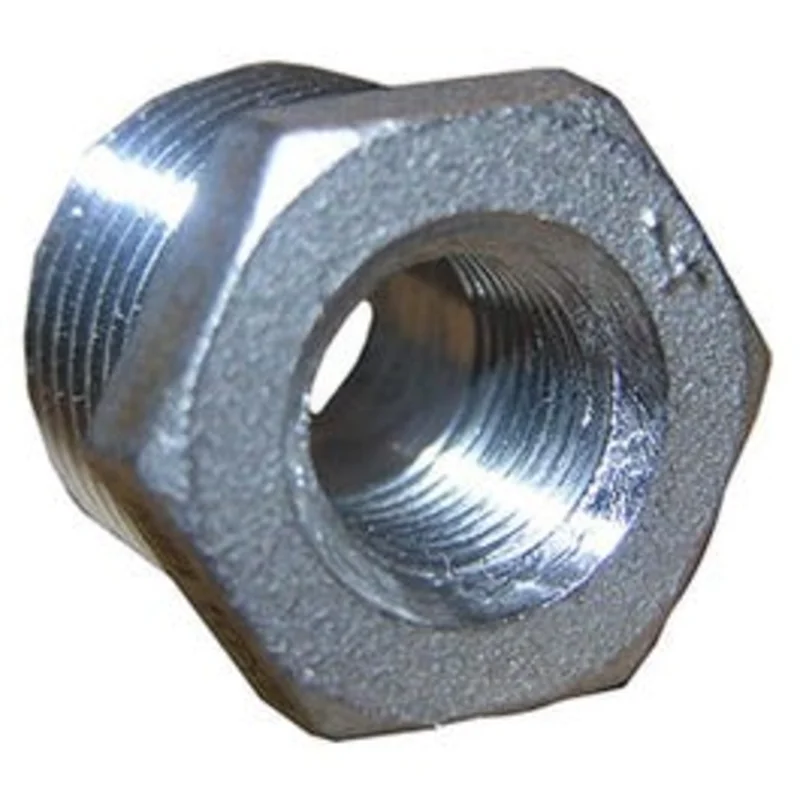 Stainless Steel Reducing Hex Bushing, 3/8 x 1/4-In.