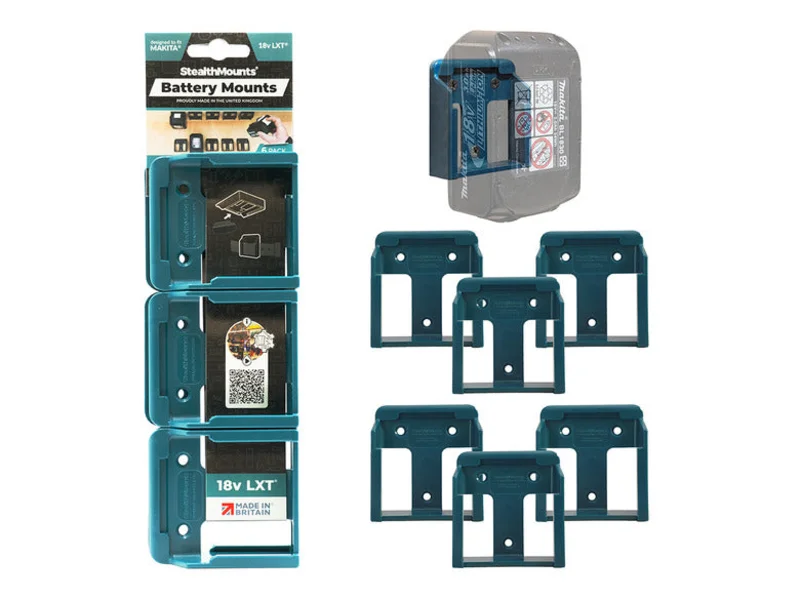 StealthMounts Battery Mounts for Makita 18v LXT Blue
