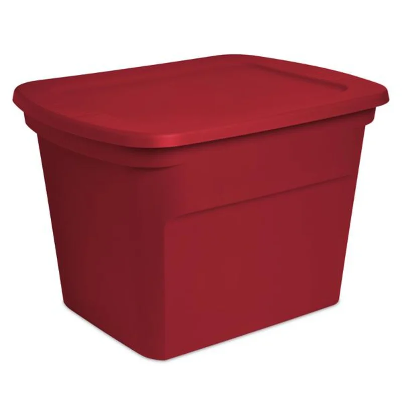 Sterilite 1731 18 Gal. Tote (Rocket Red)