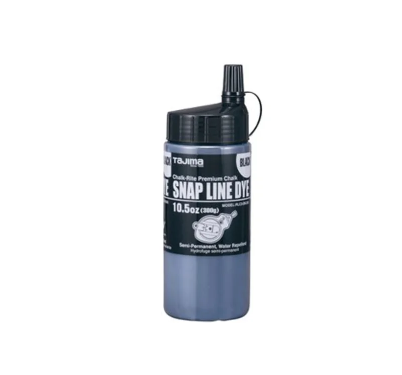 Tajima BLACK 10.5oz Permanent Chalk Line Dye PLC3-BK300