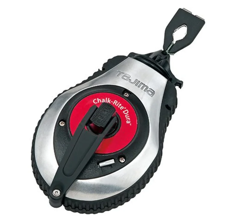 Tajima Chalk-Rite Dura 1 mm chalk snap line with Integrated Handle Release