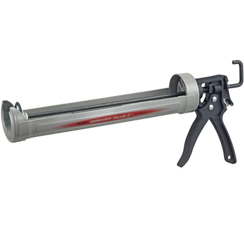 TAJIMA CNV-J900PL2 CONVOY PLUS II rotary caulk gun, Auto Flow Stop, 343mm / 13 1/2" barrel, 900ml / 1 quart