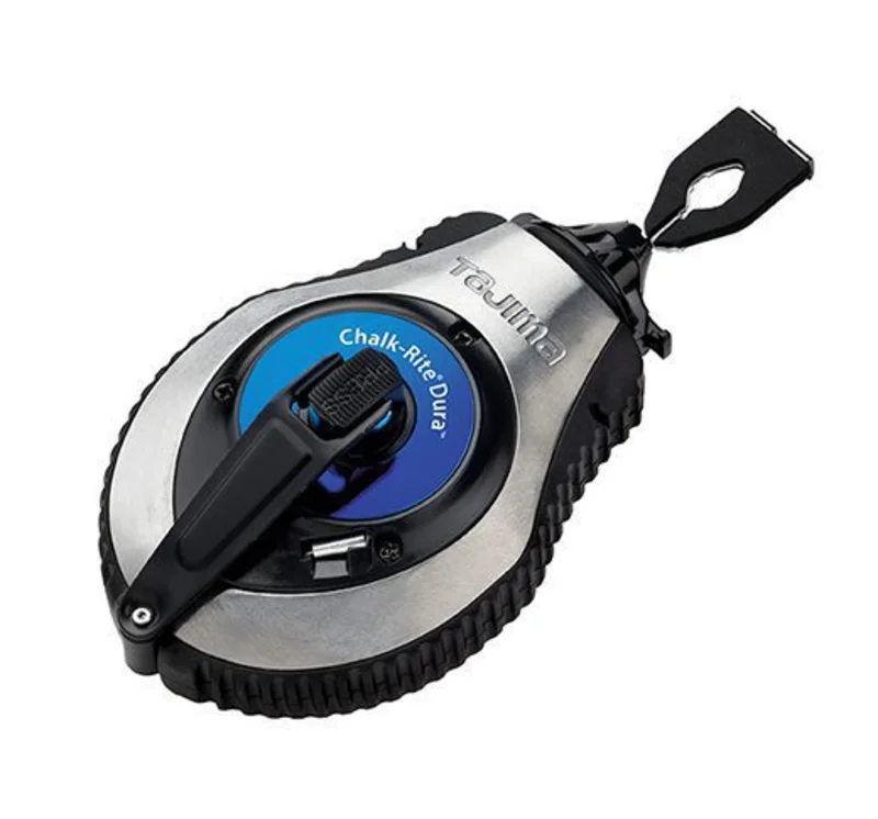 Tajima CR402S Chalk-Rite Dura, Ultra-Thin, 0.5mm chalk snap line with Integrated Handle Release