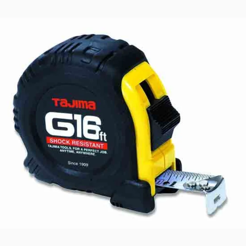TAJIMA G-16BW 16' STANDARD SCALE TAPE MEASURE W/1" STEEL BLADE