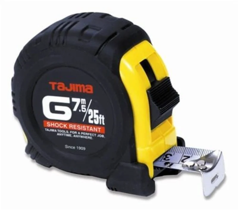 TAJIMA G-25/7.5MBW 16'/5M GS-LOCK 1" TAPE MEASURE